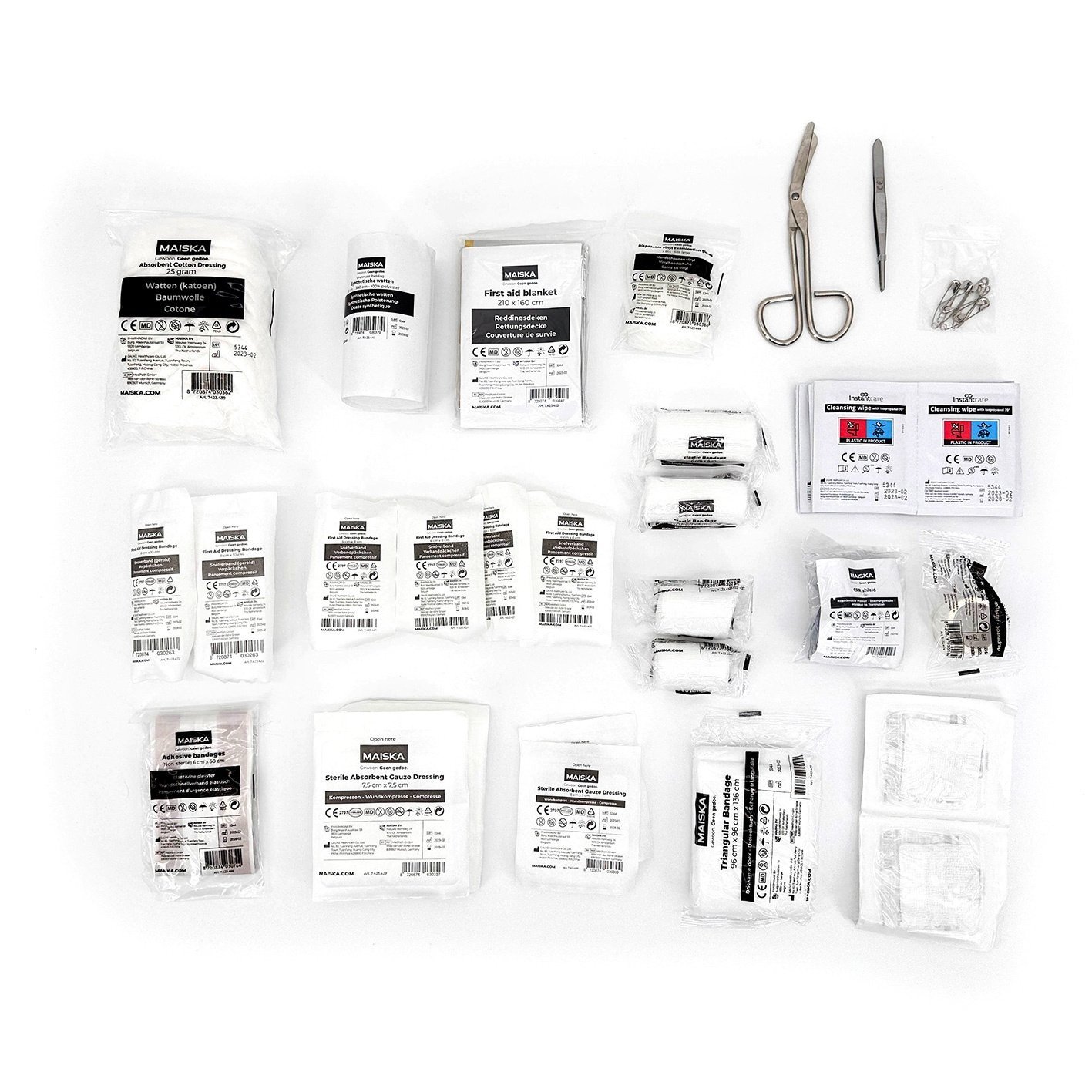 MAISKA Verbanddoos vulling B - Verbanddoos B vulling