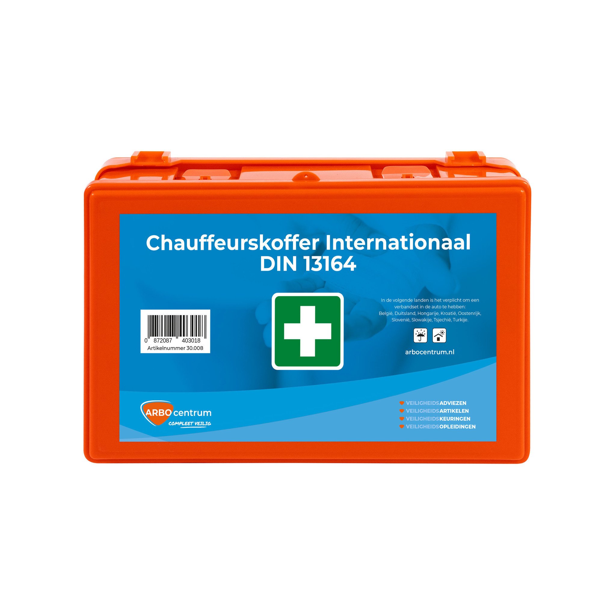 ARBO centrum Verbanddoos auto DIN 13164 - Verbanddoos auto DIN 13164