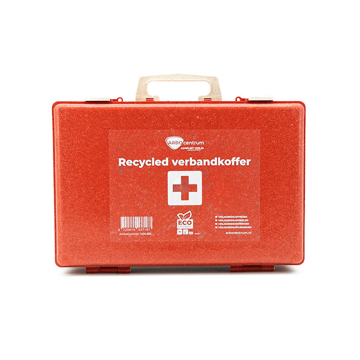 ARBO centrum Recycled verbandkoffer rood - Recycled verbandkoffer Rood