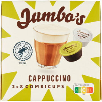 Jumbo's umbo's Cappuccino Dolce Gusto Compatible Koffiecups 16 Stuks