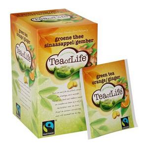 Tea of Life Tea of  Life &VerticalLine; Green Tea Orange Ginger &VerticalLine; 80 x 1.5 gram
