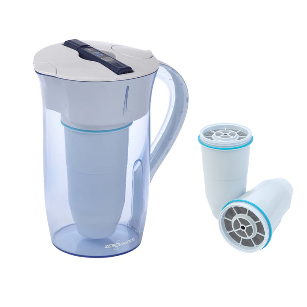 ZeroWater Combi-box: 2.4 Liter (Rond) incl. totaal 3 filters