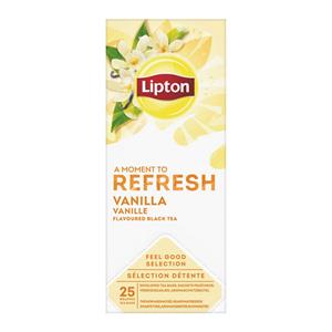 Lipton &VerticalLine; Refresh Vanilla Thee &VerticalLine; 6 x 25 stuks