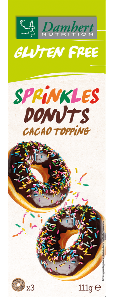 Damhert Glutenvrije Sprinkles Donuts