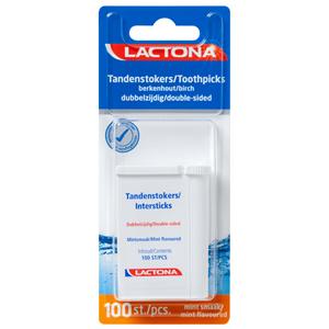 Lactona 3x  Intersticks Tandenstokers 100 stuks