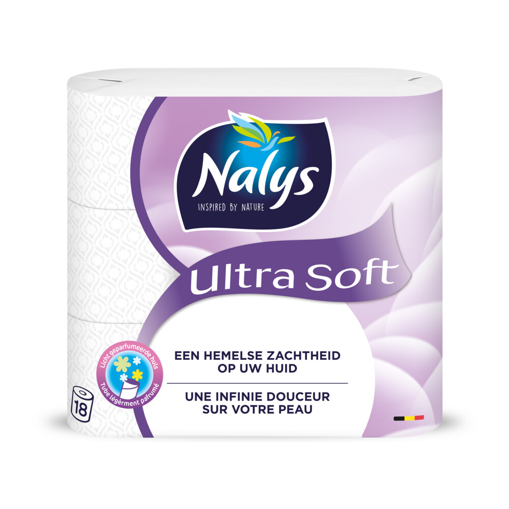 Nalys Ultra Soft Toiletpapier 2-laags 18 stuks