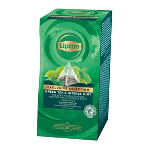 Lipton &VerticalLine; Exclusive &VerticalLine; Grean Tea&Mint &VerticalLine; 6 x 25 builtjes