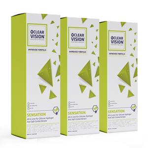 ClearVision Sensation Voordeelpakket (3x300ml) - Lenzenvloeistof > &VerticalLine; 123Optic.com