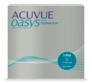 Acuvue Oasys 1-Day with HydraLuxe (90 lenzen) - Contactlenzen > Sferisch &VerticalLine; 123Optic.com