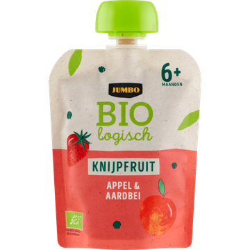 umbo Biologisch Knijpfruit Appel & Aardbei 6+ Maanden 90 g