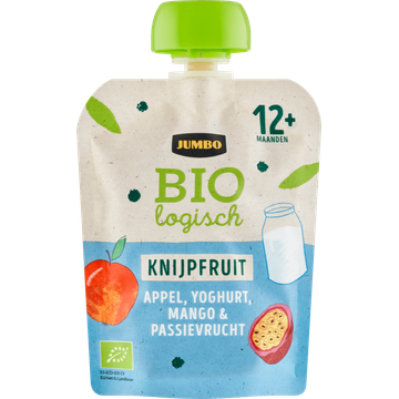 umbo Biologisch Knijpfruit Appel Yoghurt Passiefruit 12+ Maanden 90 g