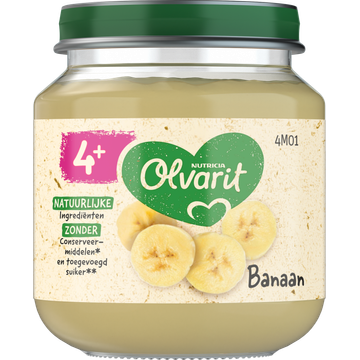 Olvarit lvarit 4+ Maanden Banaan 125g bij Jumbo