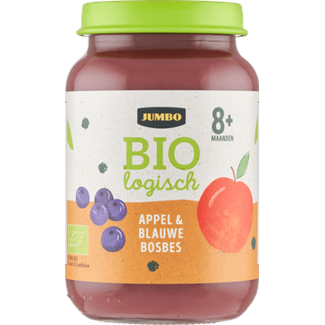 umbo Babyvoeding Biologisch Appel & Blauwe Bosbes 8+ Maanden 190 g