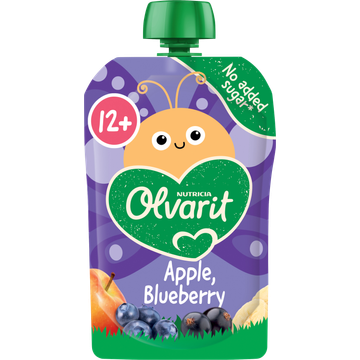 Olvarit lvarit Knijpfruit Appel Blauwe Bes 12+ Maanden 100 g bij Jumbo