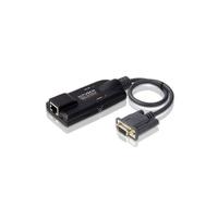 ATEN KVM Adapter [1x D-SUB-Buchse 9pol. - 1x RJ45-Buchse] 0.09m Schwarz