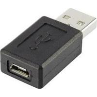 renkforce USB 2.0 Adapter [1x USB 2.0 Stecker A - 1x USB 2.0 Buchse Micro-B] rf-usba-09