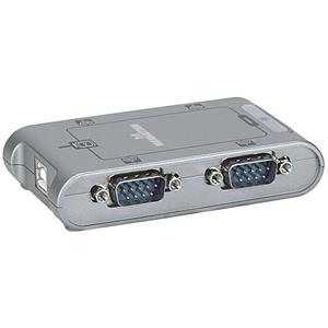 manhattan USB 2.0 Adapter [4x D-SUB-Stecker 9pol. - 1x USB 2.0 Buchse B] 151047