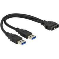 DELOCK Cable USB 3.0 Pin header male > 2 x USB 3.0 Type-A