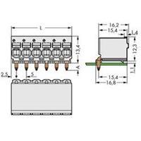 Wago Stiftgehäuse-Platine 2092 Polzahl Gesamt 2 Rastermaß: 5mm 100St.