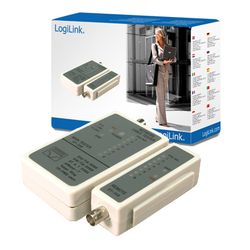 logilinkprofessional LogiLink Kabeltester RJ45 und BNC mit Remote Einheit