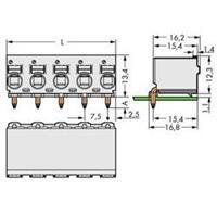 Wago Buchsengehäuse-Platine 2092 Polzahl Gesamt 5 Rastermaß: 7.50mm 100St.