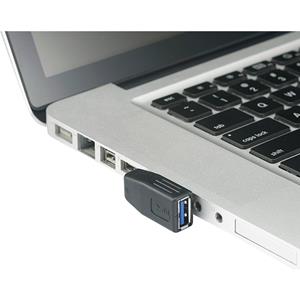 renkforce USB 3.0 Adapter A-Stecker zu A-Buchse 90° seitlich nach rechts gewinkelt