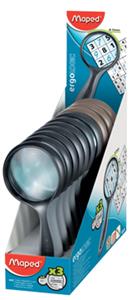 Maped Lupe mit Griff, rund, Durchmesser: 75 mm, 10er Display