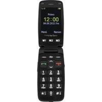 Primo by DORO 406 Senioren clamshell telefoon Met laadstation, SOS-knop Zwart