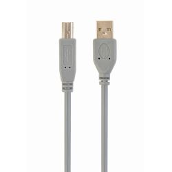 Gembird USB 2.0 (A naar B) kabel, 1.80 meter, grijs