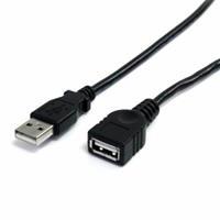 StarTech.com 3 ft Black USB Extension Cable