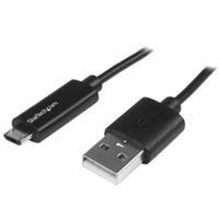 StarTech.com Micro-USB Type B Cable with LED Charging Light - M/M - USB-kabel - 1 m