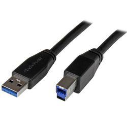 StarTech.com Aktives USB 3.0 USB-A auf USB-B Kabel - 5m