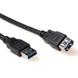 Advanced Cable Technology Usb 3.0 a male - fem 1.00m - 