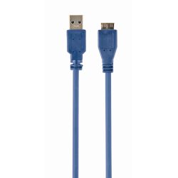 Gembird USB naar USB Micro B kabel - USB3.0 - blauw - 2 meter