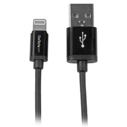 StarTech.com 1m Black 8-pin Lightning to USB