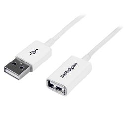 StarTech.com 1m White USB 2.0 Extension Cabl