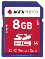 Flash-Speicherkarte - 8GB - Class 4 - sdhc (10407) (10407) - Agfaphoto