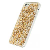 Glitter TPU Case Apple iPhone 5/5S/SE Clear Gold - 