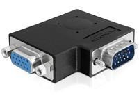 DeLOCK VGA Adapter VGA - VGA St/Bu 90° seitlich (65345)