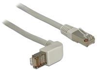 Delock Cable RJ45 Cat.6 SSTP angled / straight 0.5 m - 