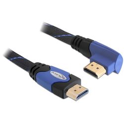 DeLOCK Premium HDMI kabel - 90° haaks naar links - versie 1.4 (4K 30Hz) - 2 meter