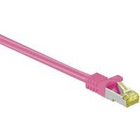 Quality4All S/FTP patchkabel netwerkkabel CAT7 roze 7,5m