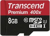 Transcend Premium microSDHC-Karte 8GB Class 10, UHS-I