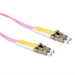 Advanced Cable Technology Duplex Glasvezel Patchkabel OM4 50/125 LC/LC 50m