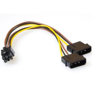 Intronics Molex naar PCI Express 6p voedingskabel - 