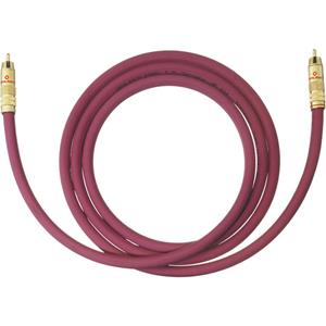 Cinch Audio Anschlusskabel [1x Cinch-Stecker - 1x Cinch-Stecker] 3.00m Bordeaux vergoldete