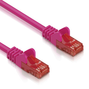 Wentronic UTP patchkabel Cat6 roze 1,5m