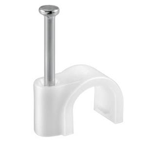 Fixpoint Ronde kabelclip - Witte kabelclip - 