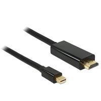 Delock Premium Mini DisplayPort 1.1a naar HDMI 1.3 kabel (Full HD 1080p) / zwart - 3 meter