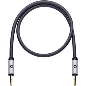 oehlbach Klinke Audio Anschlusskabel [1x Klinkenstecker 3.5mm - 1x Klinkenstecker 3.5 mm] 5.00m Schw